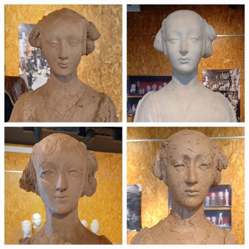 Bretagne stage de sculpture portraits 